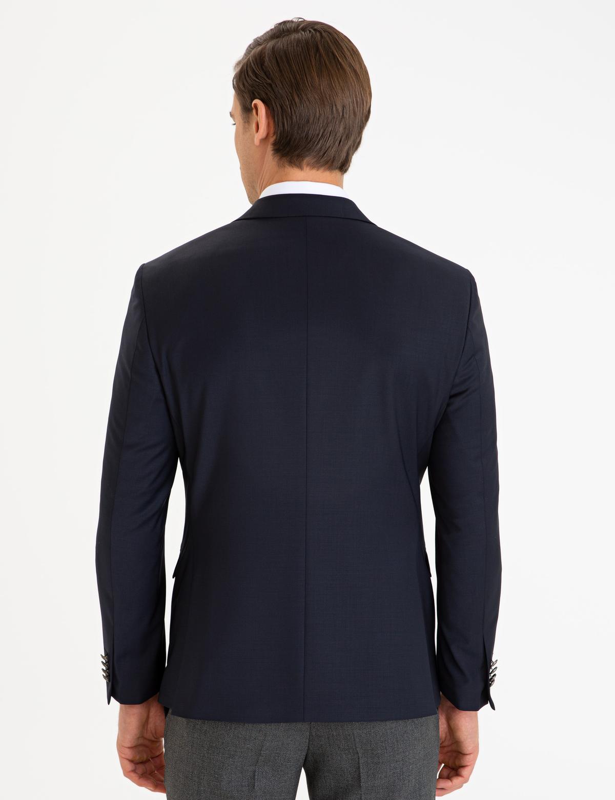 Lacivert Slim Fit Ceket - 50236688041