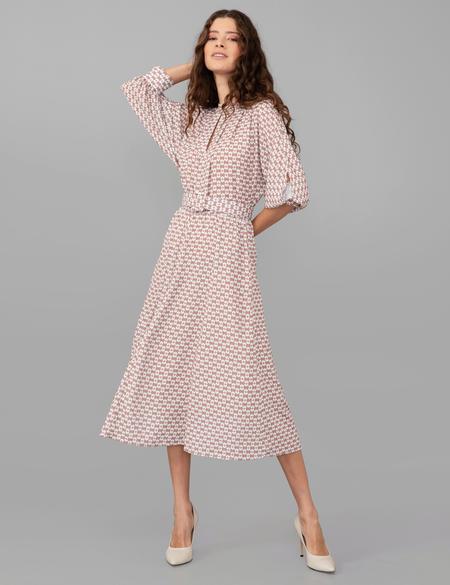 Camel Dokuma Elbise - 50244979002