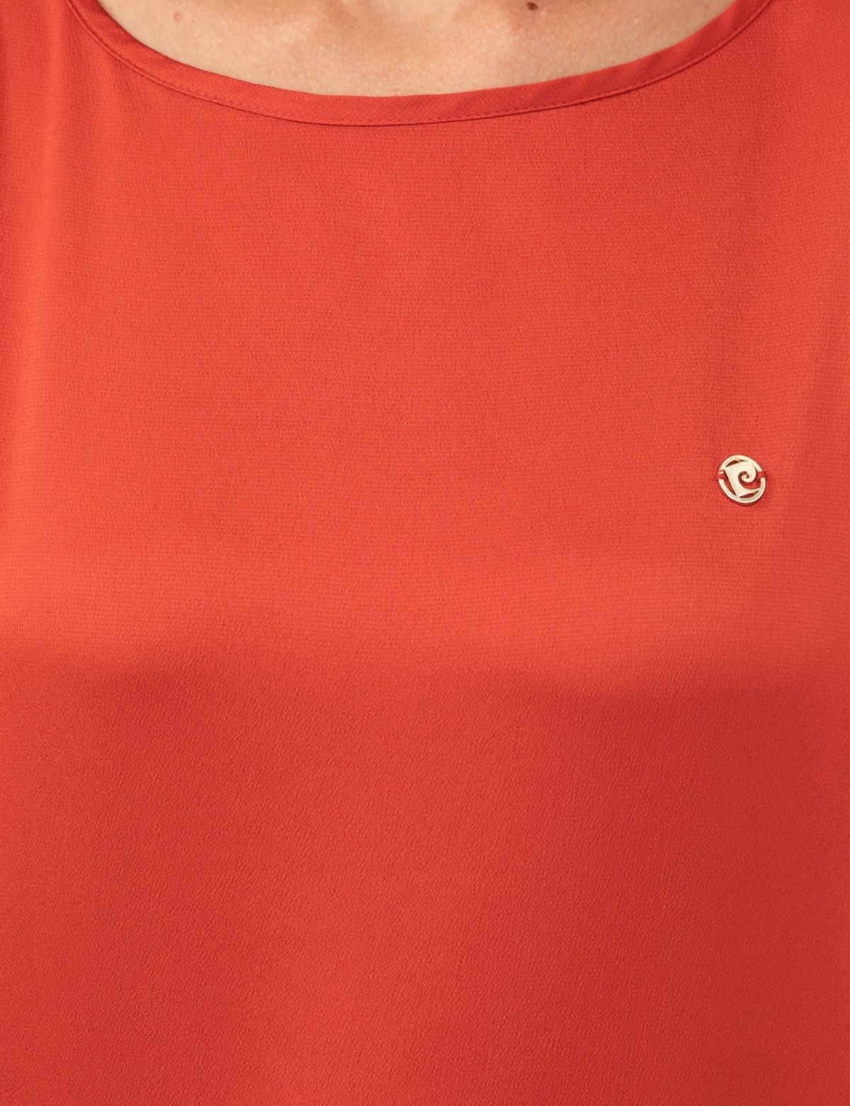 Kahverengi Saten Uzun Kollu Bluz - 50244983029