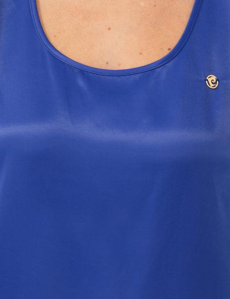 Sax Saten Kolsuz Bluz - 50245003013