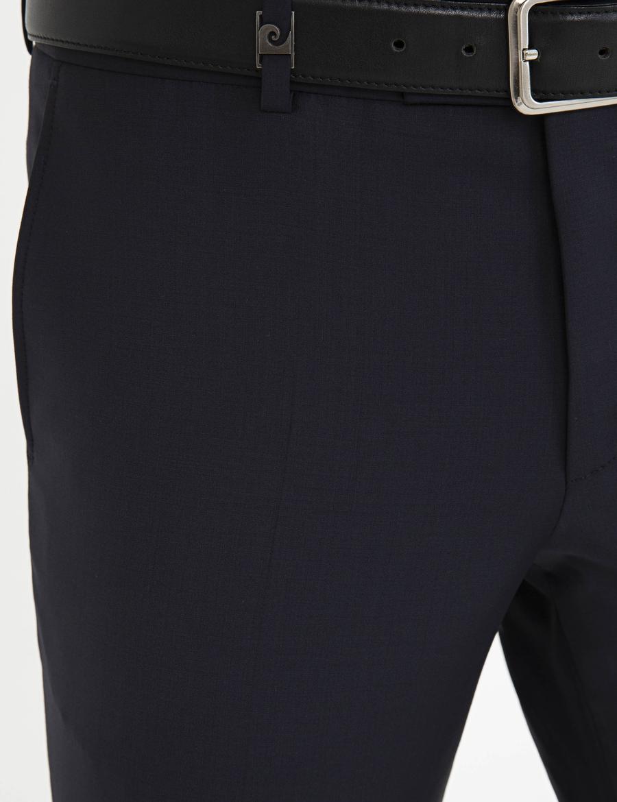 Lacivert Slim Fit Kumaş Pantolon