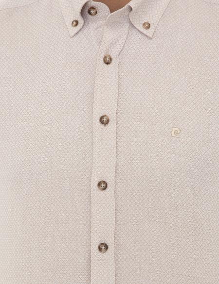 Bej Slim Fit Gömlek - 50247917023