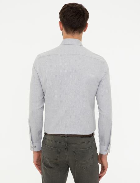 Gri Slim Fit Gömlek - 50247917042