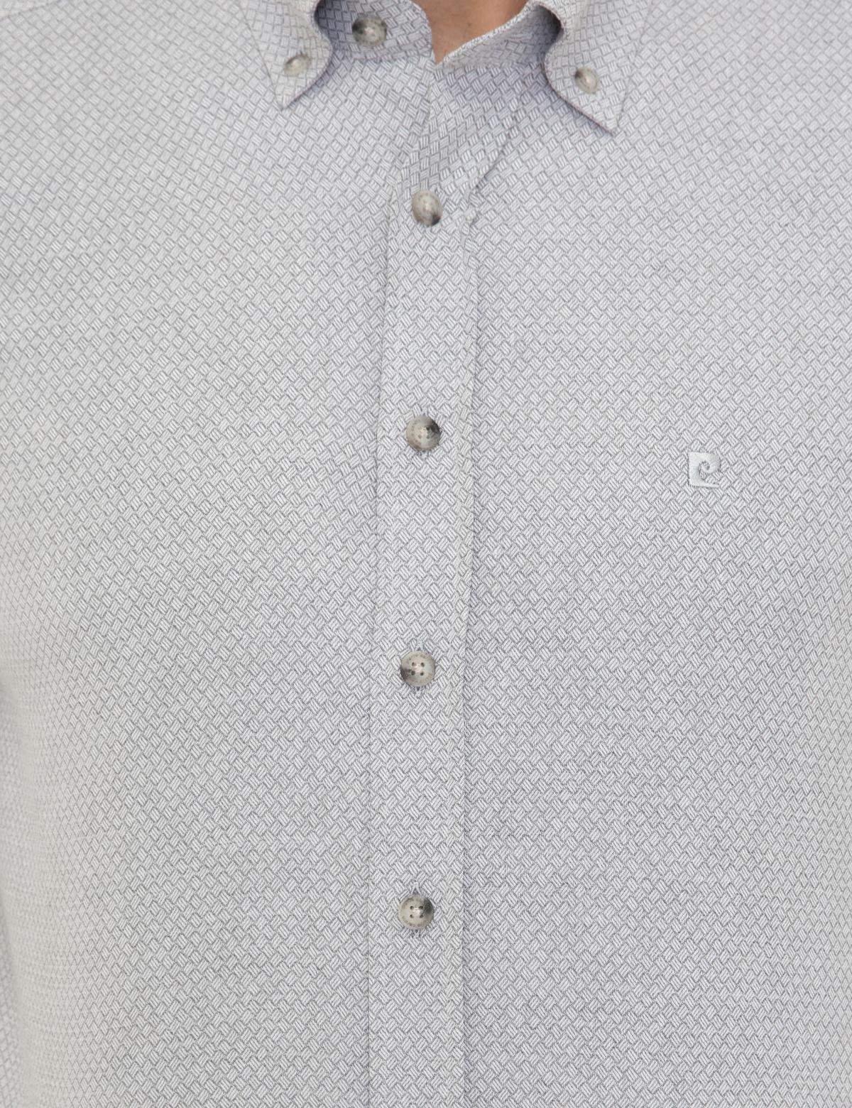 Gri Slim Fit Gömlek - 50247917042