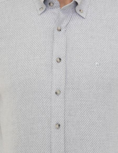Gri Slim Fit Gömlek - 50247917042
