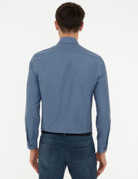 Lacivert Slim Fit Gömlek - 50247917056