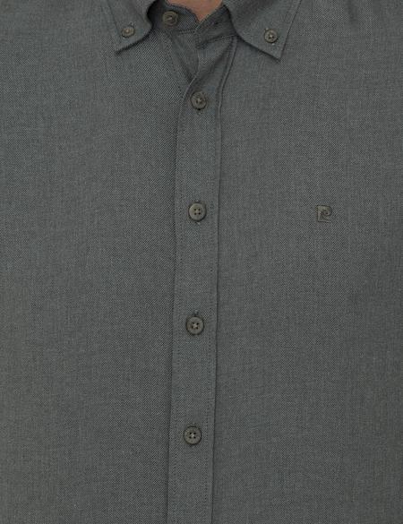 Haki Slim Fit Gömlek - 50247918052