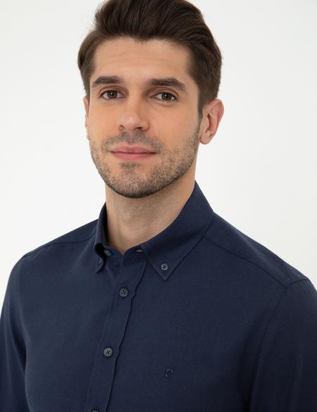 Lacivert Slim Fit Gömlek - 50247918076