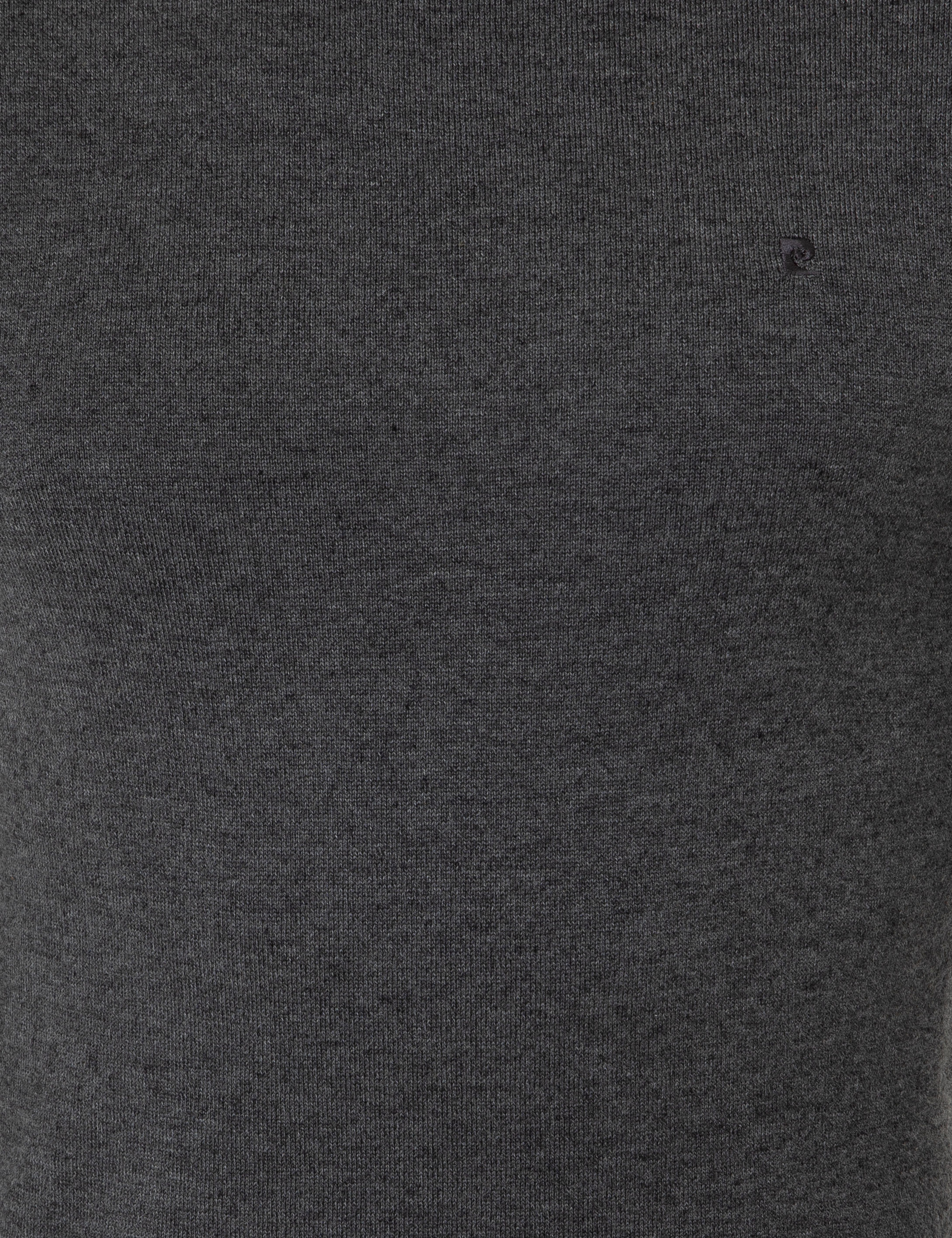 Gri Melanj Slim Fit Bisiklet Yaka Basic Triko Kazak - Image 6