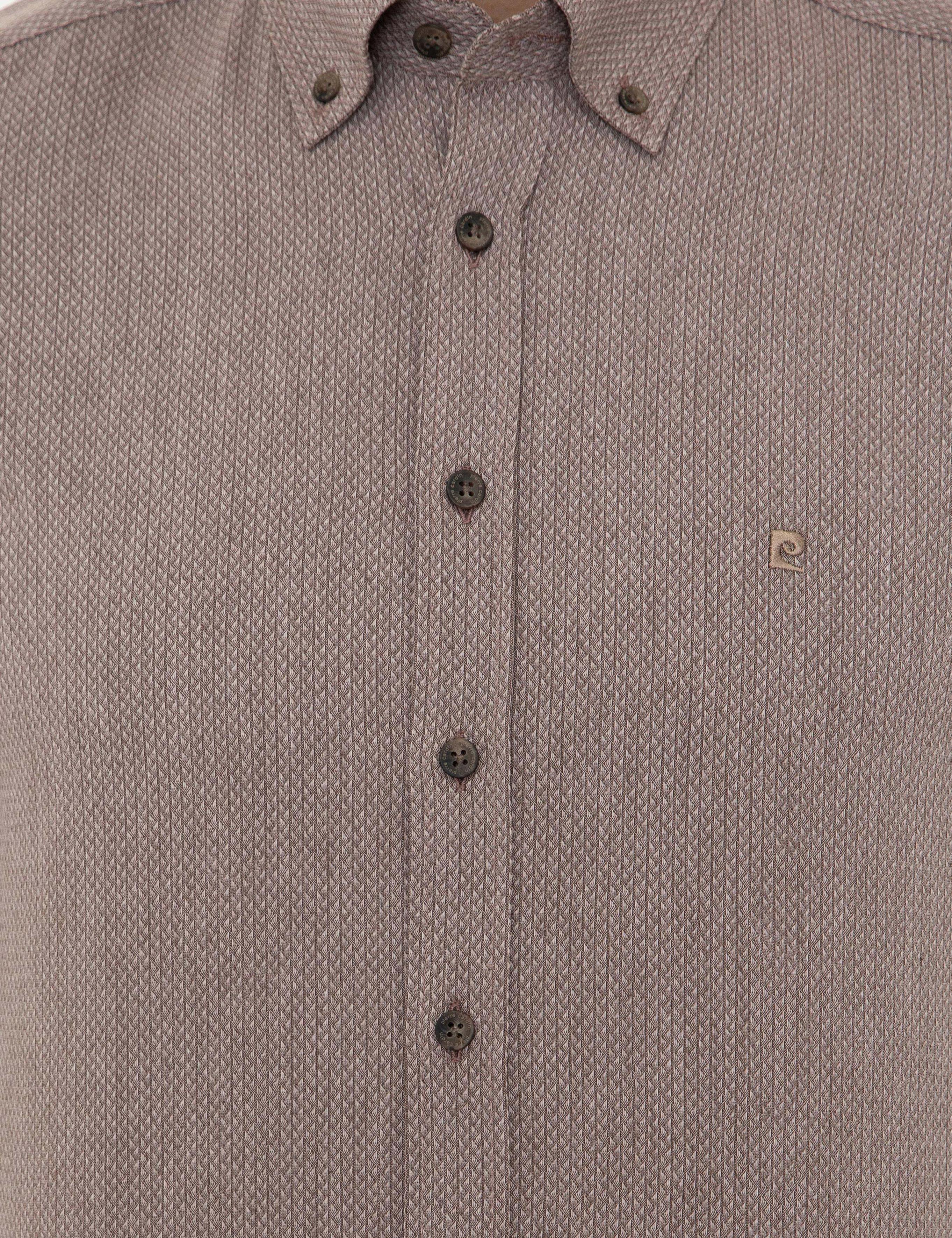 Açık Kahverengi Slim Fit Gömlek