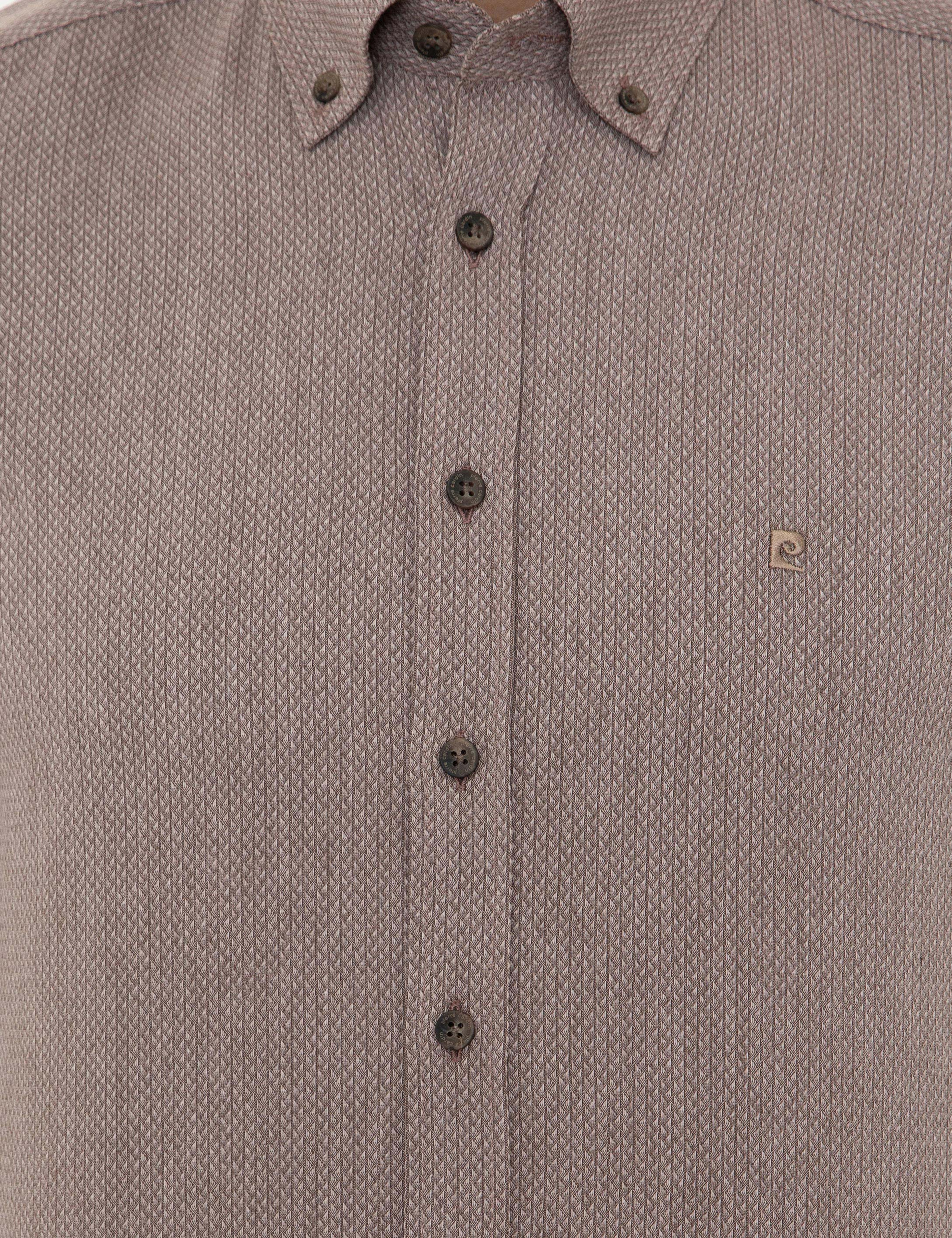 Açık Kahverengi Slim Fit Gömlek