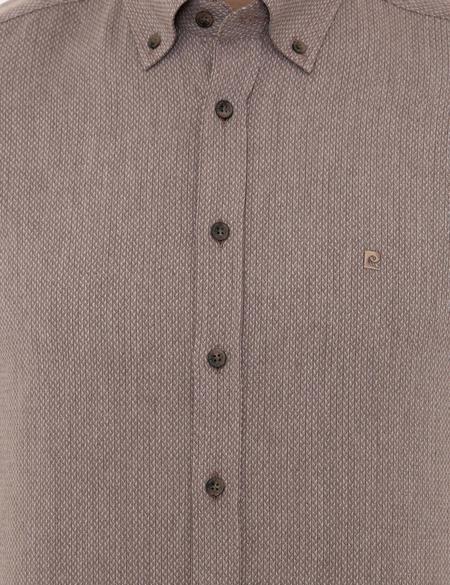 Açık Kahverengi Slim Fit Gömlek - 50247966008