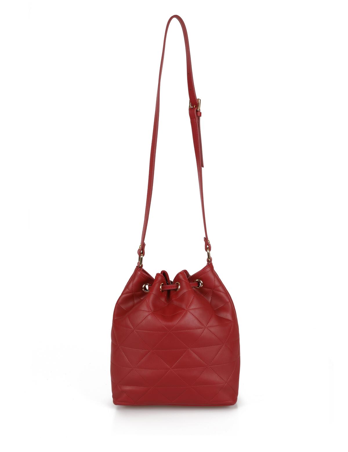 Kırmızı Büzgülü Çanta - 50254860002