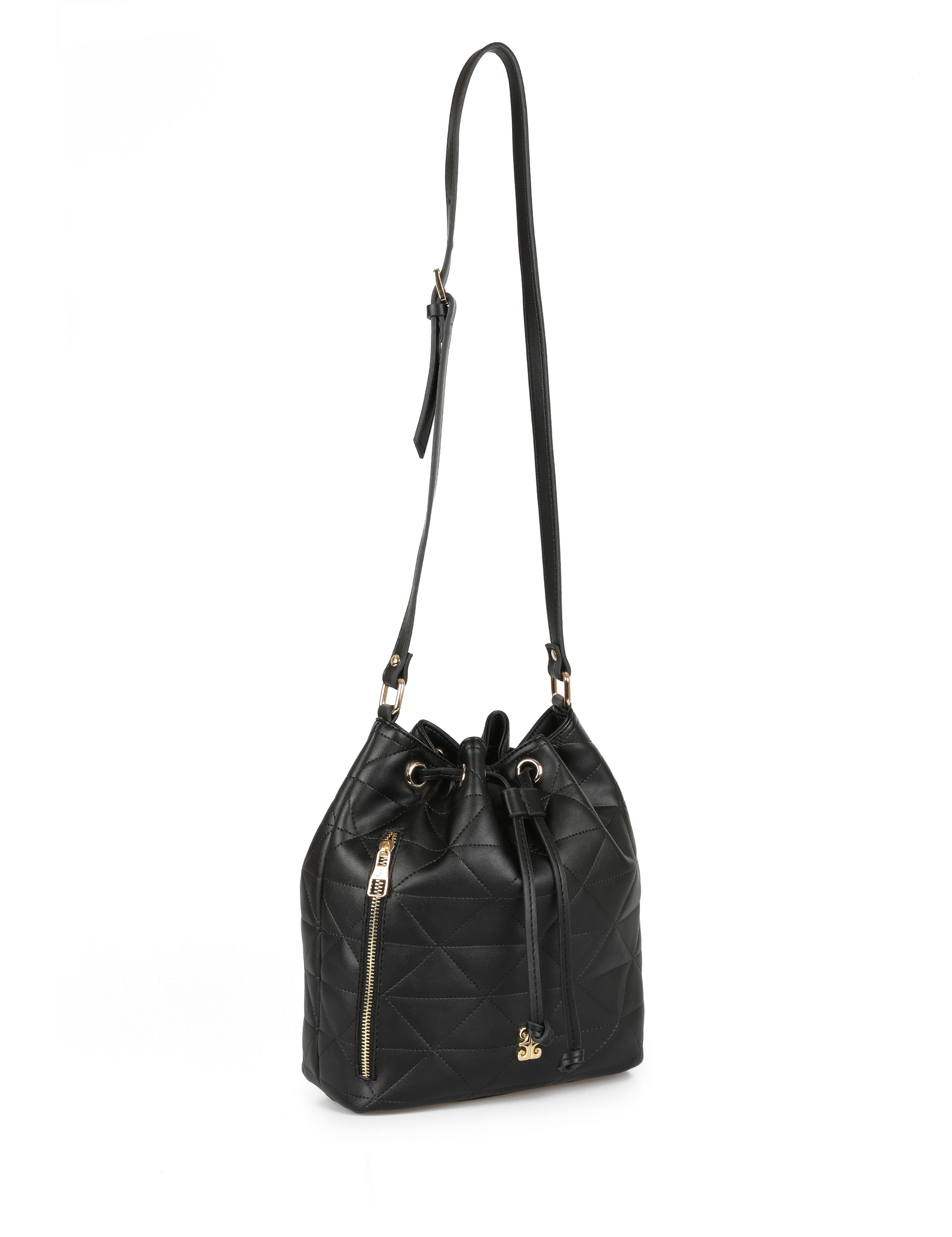 Siyah Büzgülü Çanta