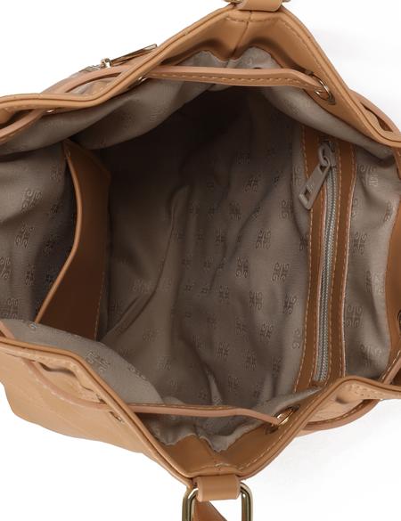 Ten Rengi Büzgülü Çanta - 50254860008