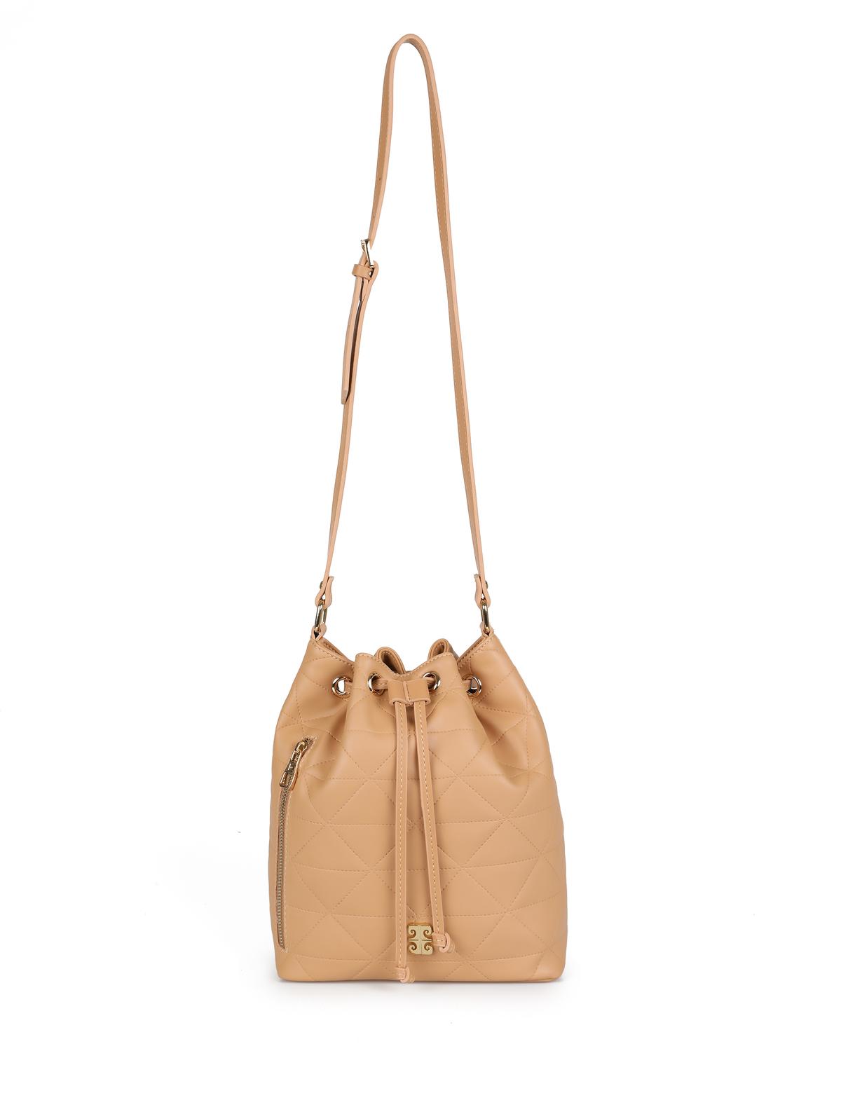 Ten Rengi Büzgülü Çanta