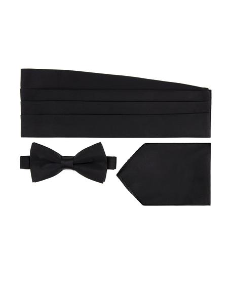 Siyah Papyon & Kuşak Seti - 50251696001