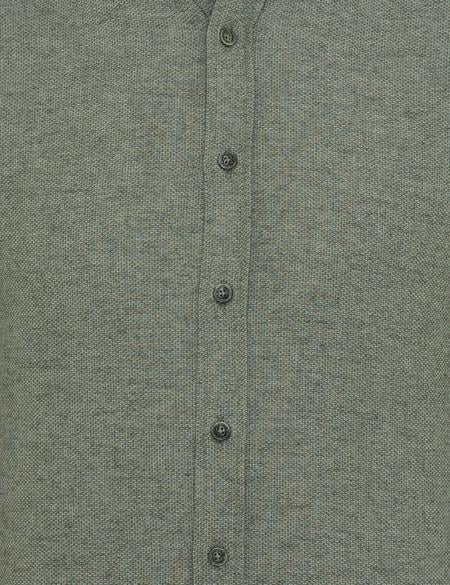 Yeşil Slim Fit Uzun Kollu Gömlek - 50238794018