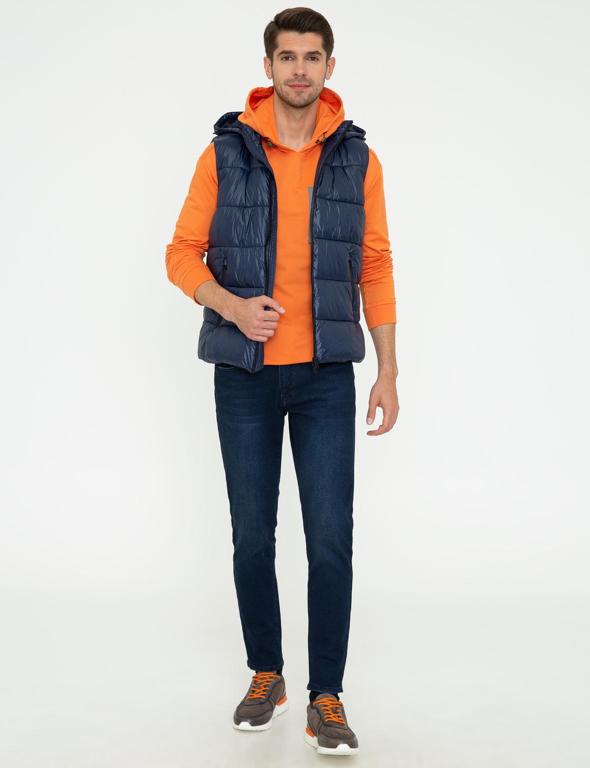 Lacivert Standart Fit Yelek - 50245169004