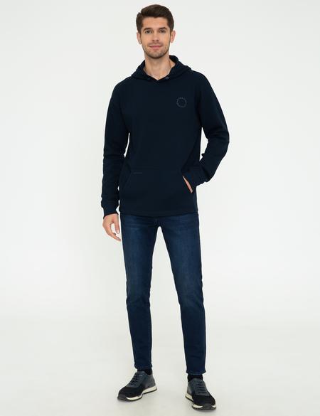 Lacivert Comfort Fit Sweatshirt - 50240676005