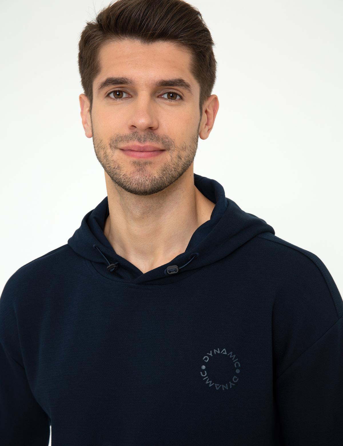 Lacivert Comfort Fit Sweatshirt - 50240676005