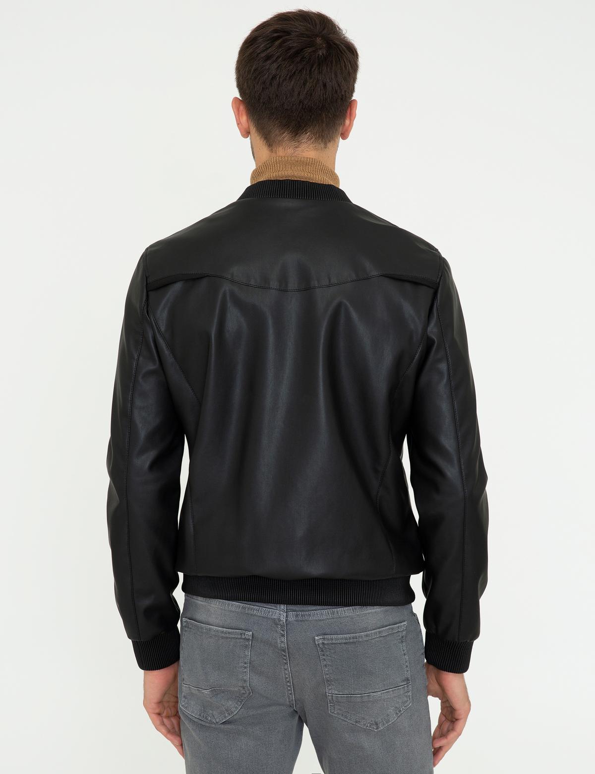 Siyah Deri Mont - 50250402006