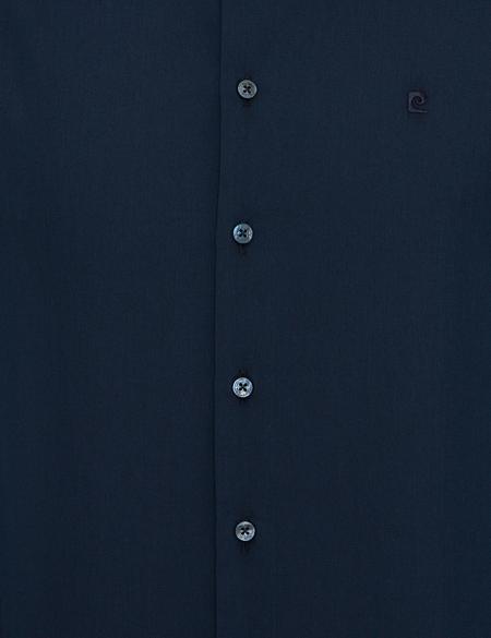 Lacivert Slim Fit Basic Gömlek - 50248045001