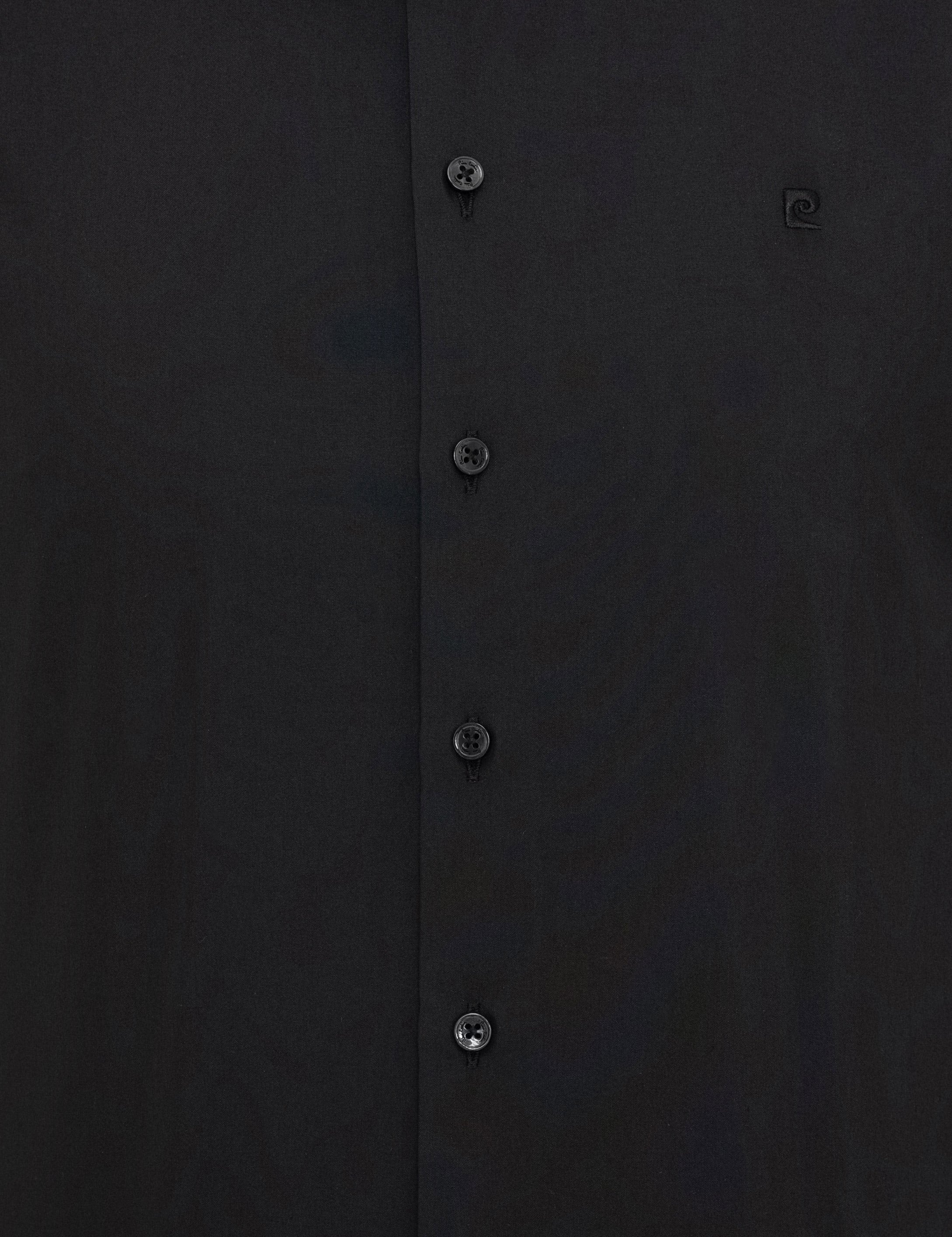 Siyah Slim Fit Basic Gömlek
