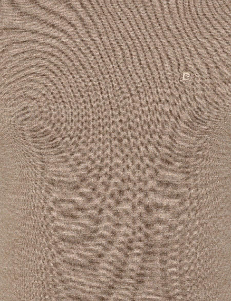 Taş Regular Fit Yarım Balıkçı Yaka Yün Karışımlı Basic Triko Kazak