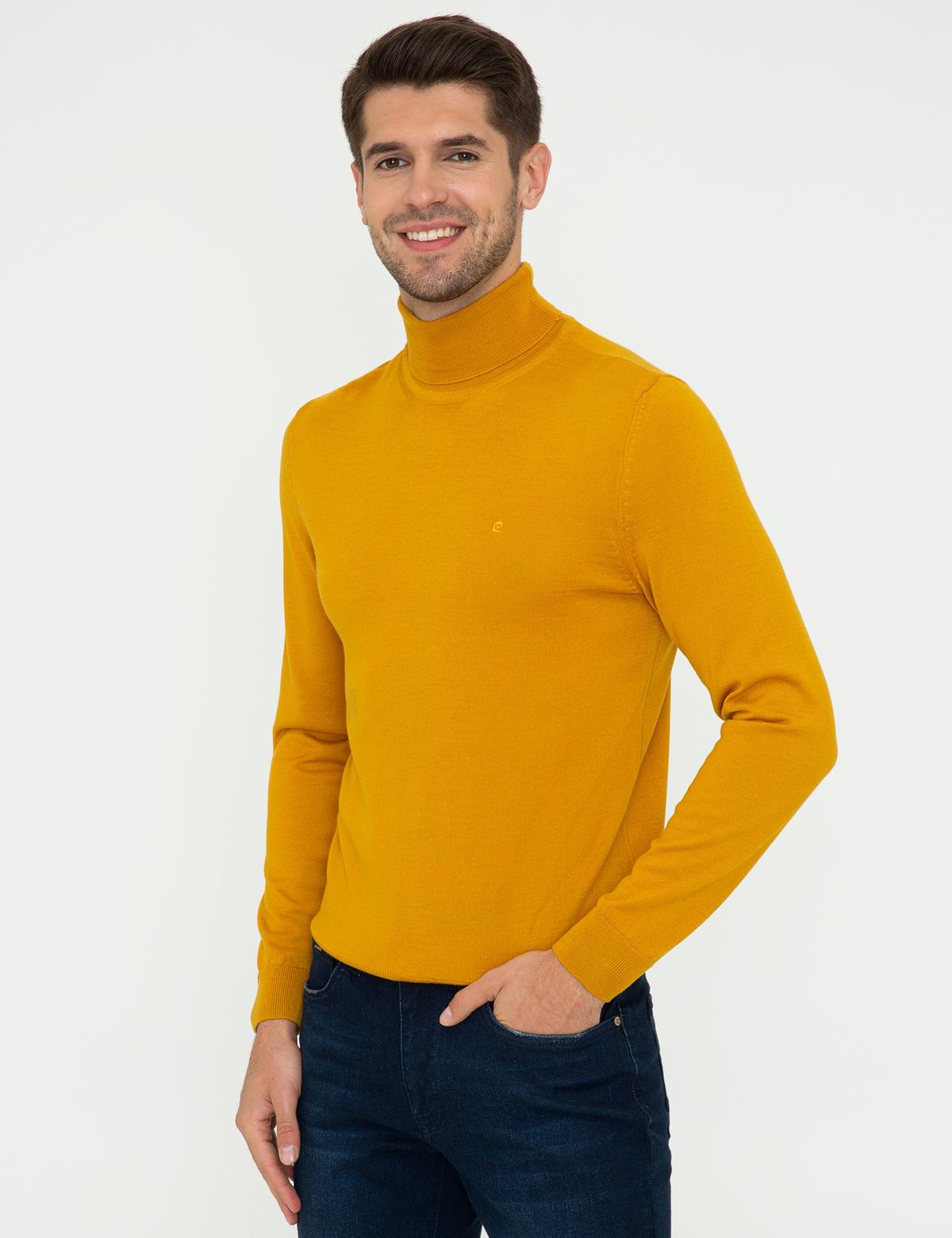 Safran Regular Fit Balıkçı Yaka Yün Karışımlı Basic Triko Kazak - 50237702104