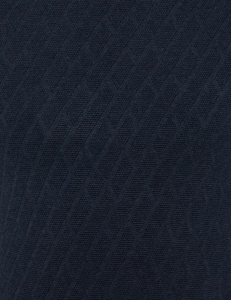 Lacivert Melanj Slim Fit Balıkçı Yaka Triko Kazak - 50241049018