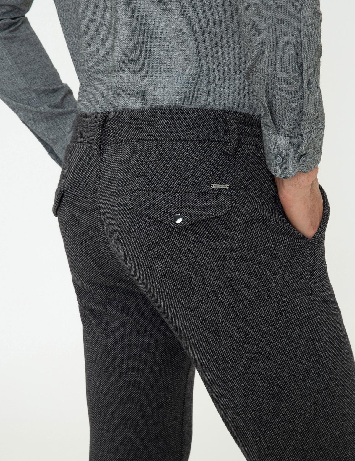 Antrasit Jogger Fit Kanvas Pantolon - 50245039029