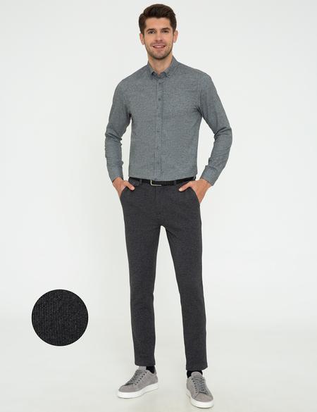 Antrasit Jogger Fit Kanvas Pantolon - 50245039029