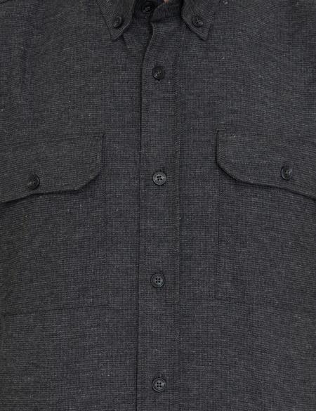 Siyah Comfort Fit Uzun Kollu Gömlek - 50238825034