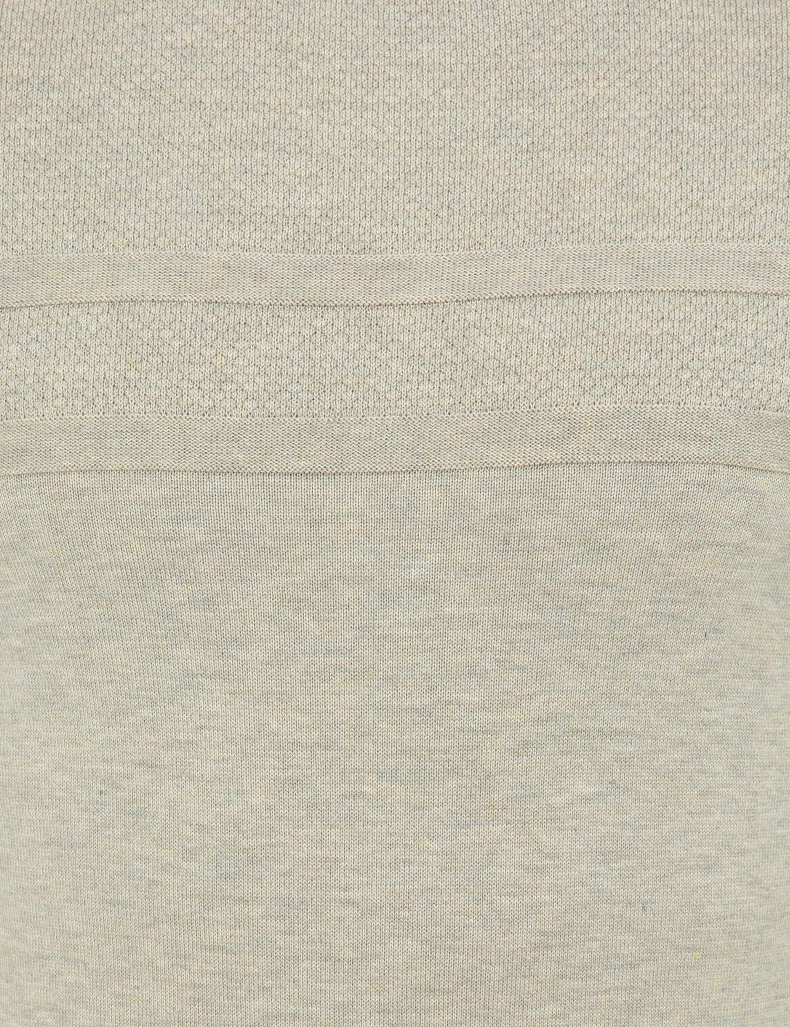 Kum Melanj Slim Fit Yarım Balıkçı Yaka Triko Kazak