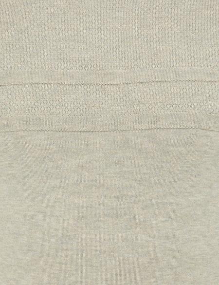 Kum Melanj Slim Fit Yarım Balıkçı Yaka Triko Kazak - 50248534031