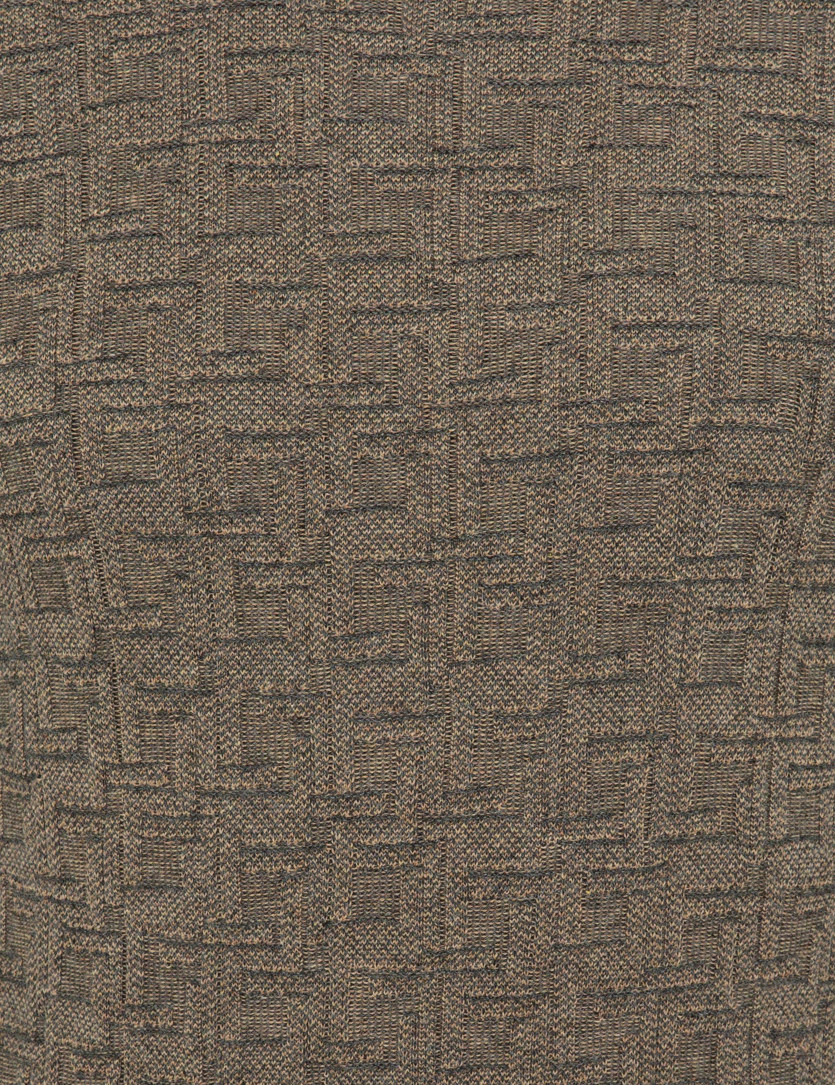 Gri Melanj Slim Fit Kazak