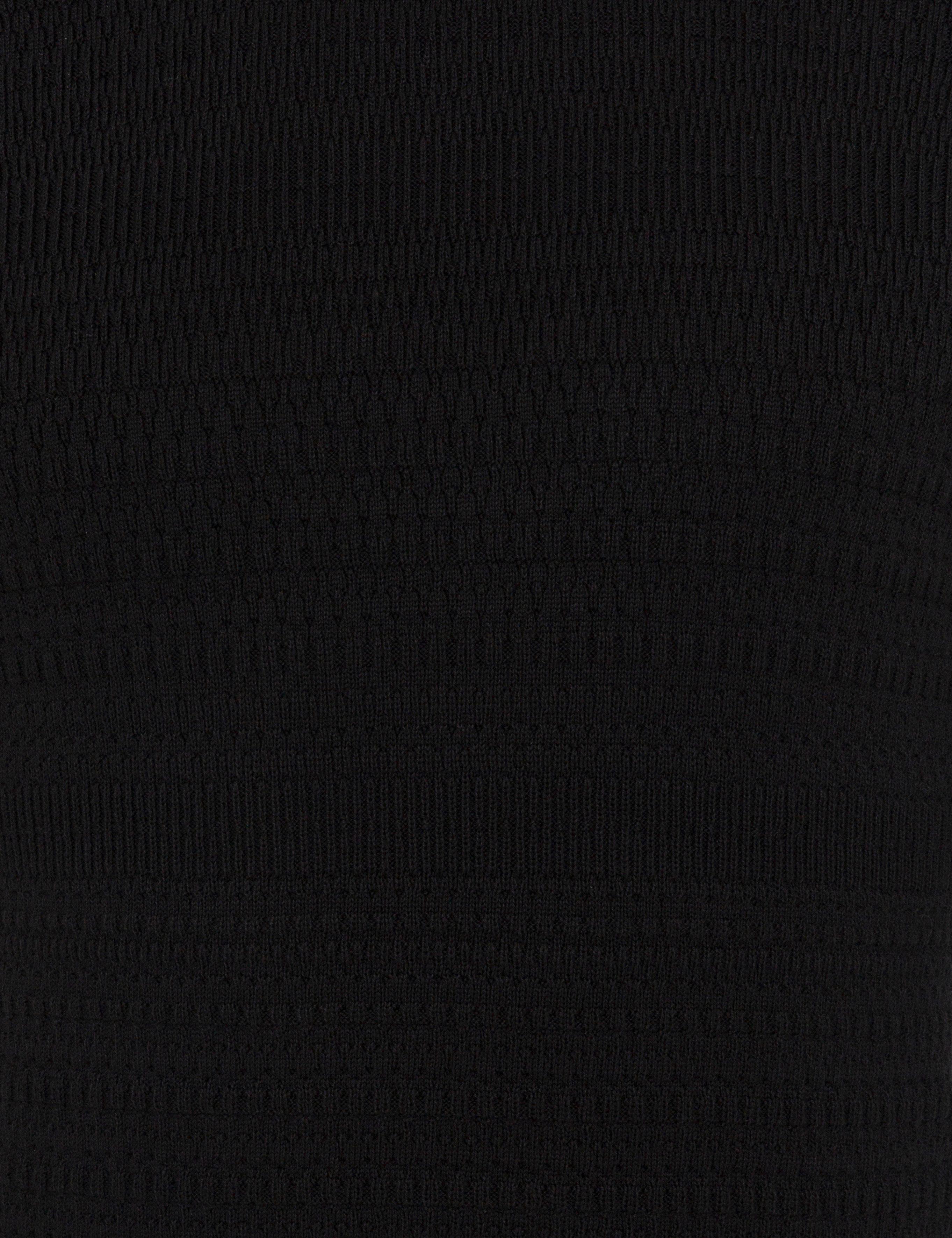 Siyah Slim Fit Kazak