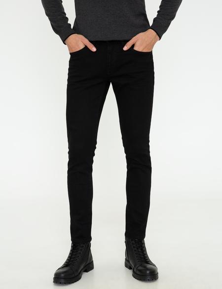 Siyah Slim Fit Denim Pantolon - 50248618043