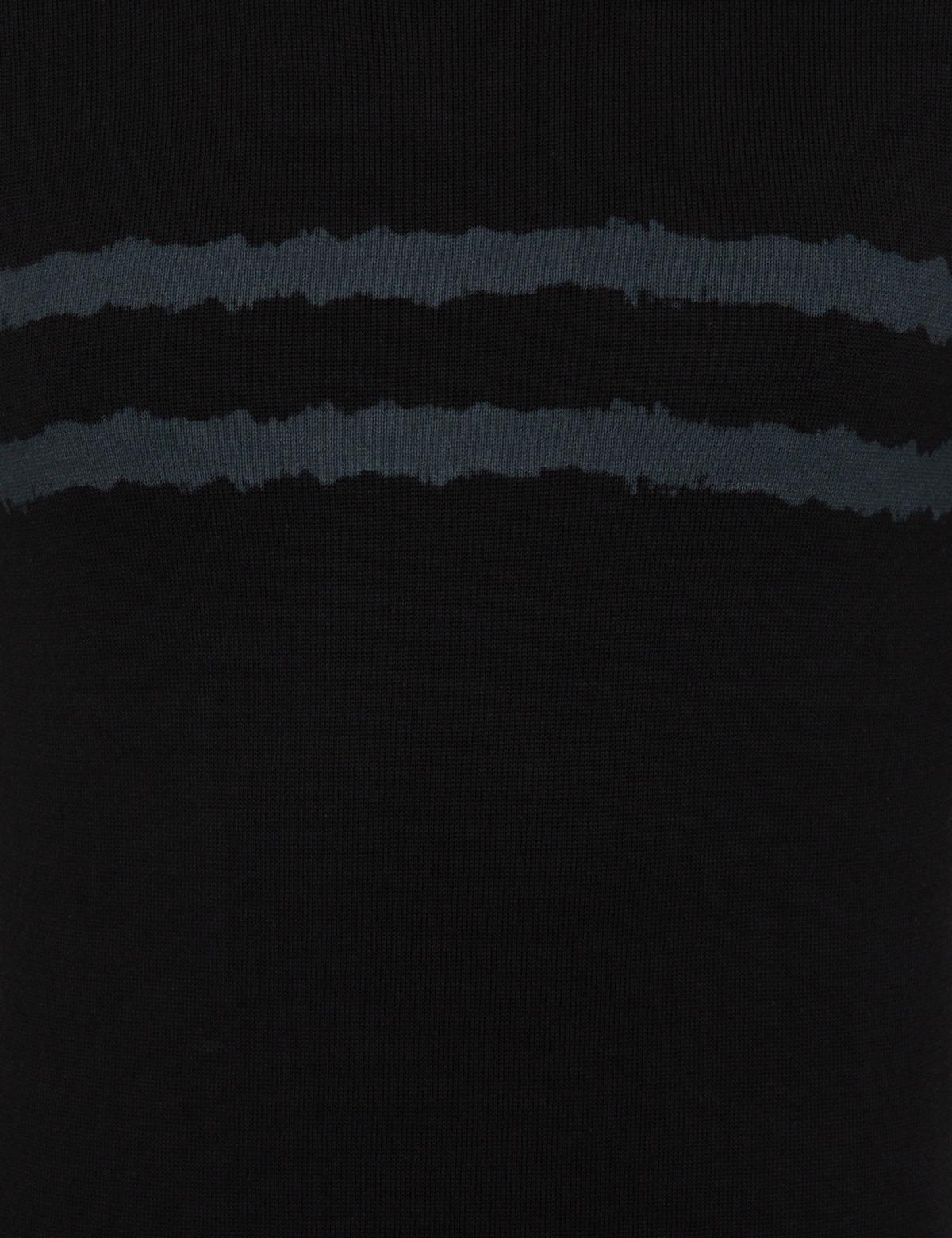 Siyah Slim Fit Bisiklet Yaka Triko Kazak - 50241469017