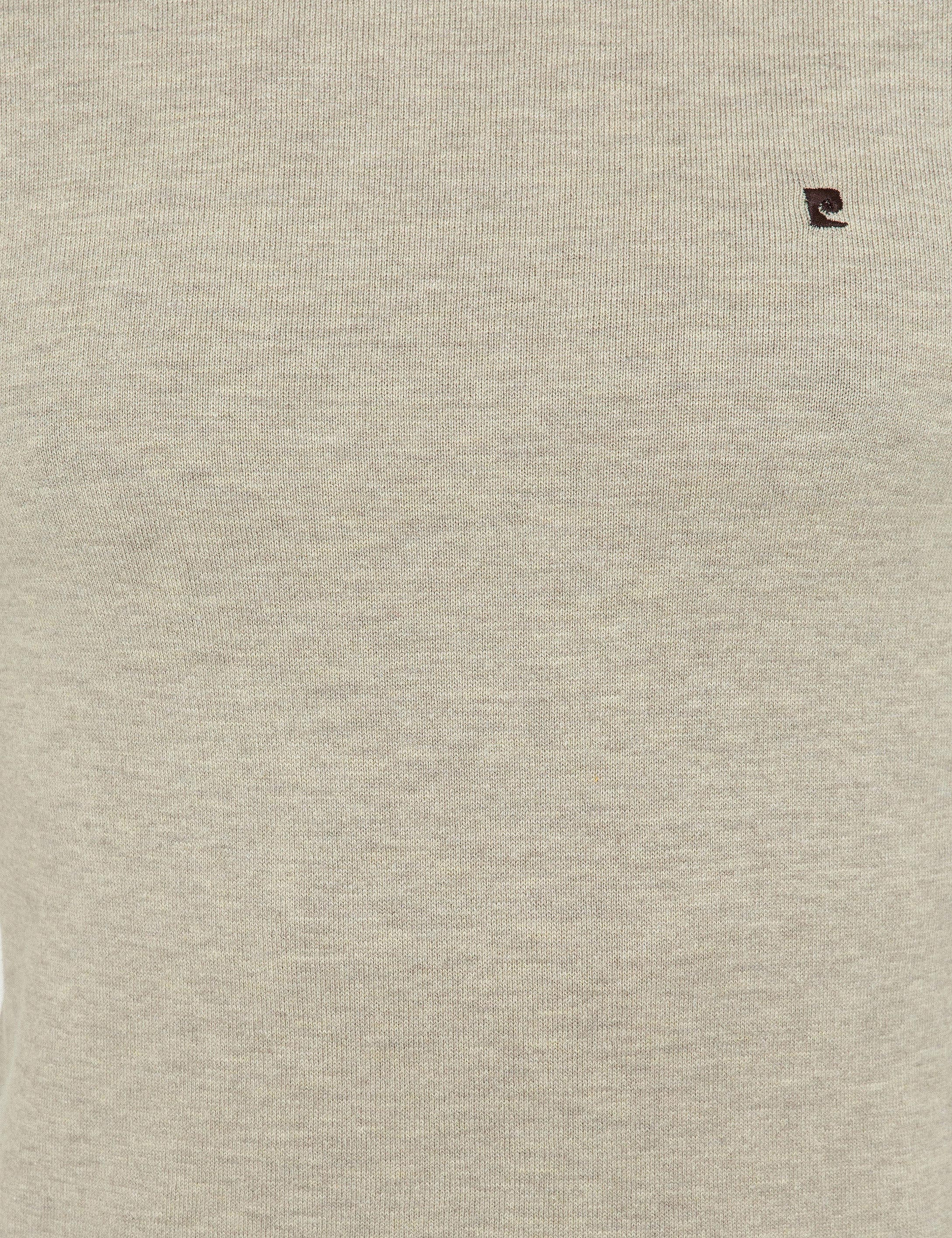Kum Melanj Slim Fit Bisiklet Yaka Basic Triko Kazak - Image 6