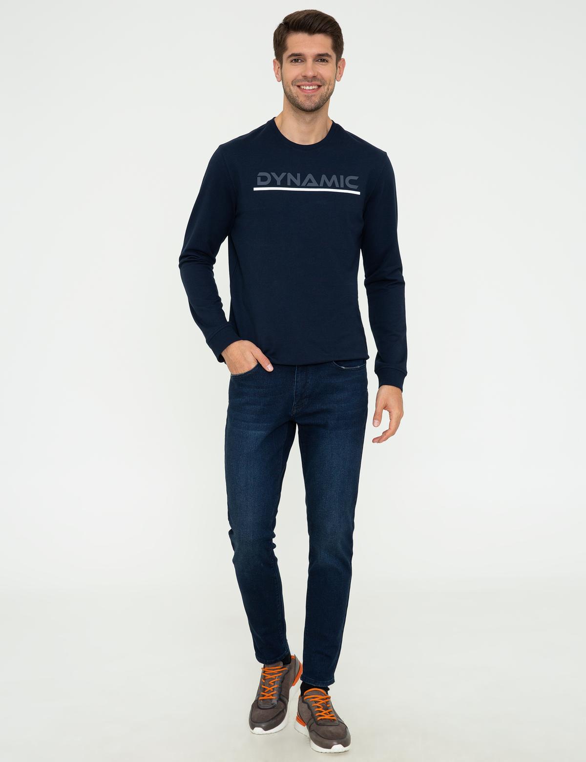 Lacivert Standart Fit Sweathirt - 50249356007