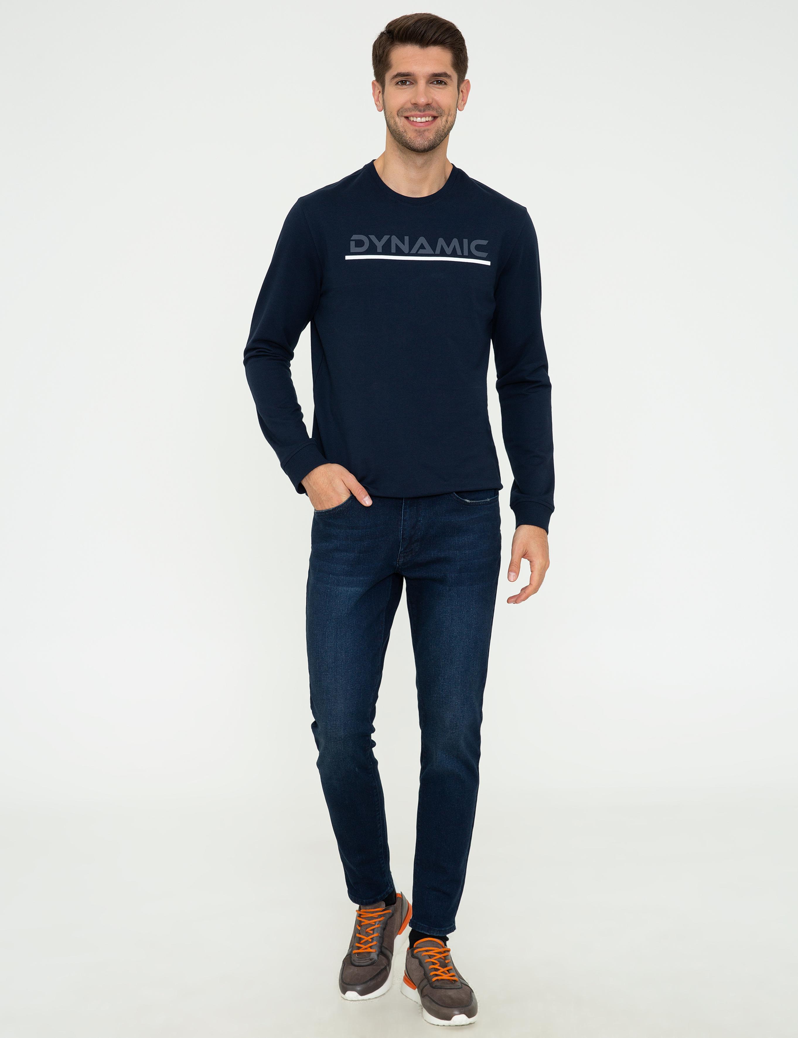 Lacivert Standart Fit Sweathirt