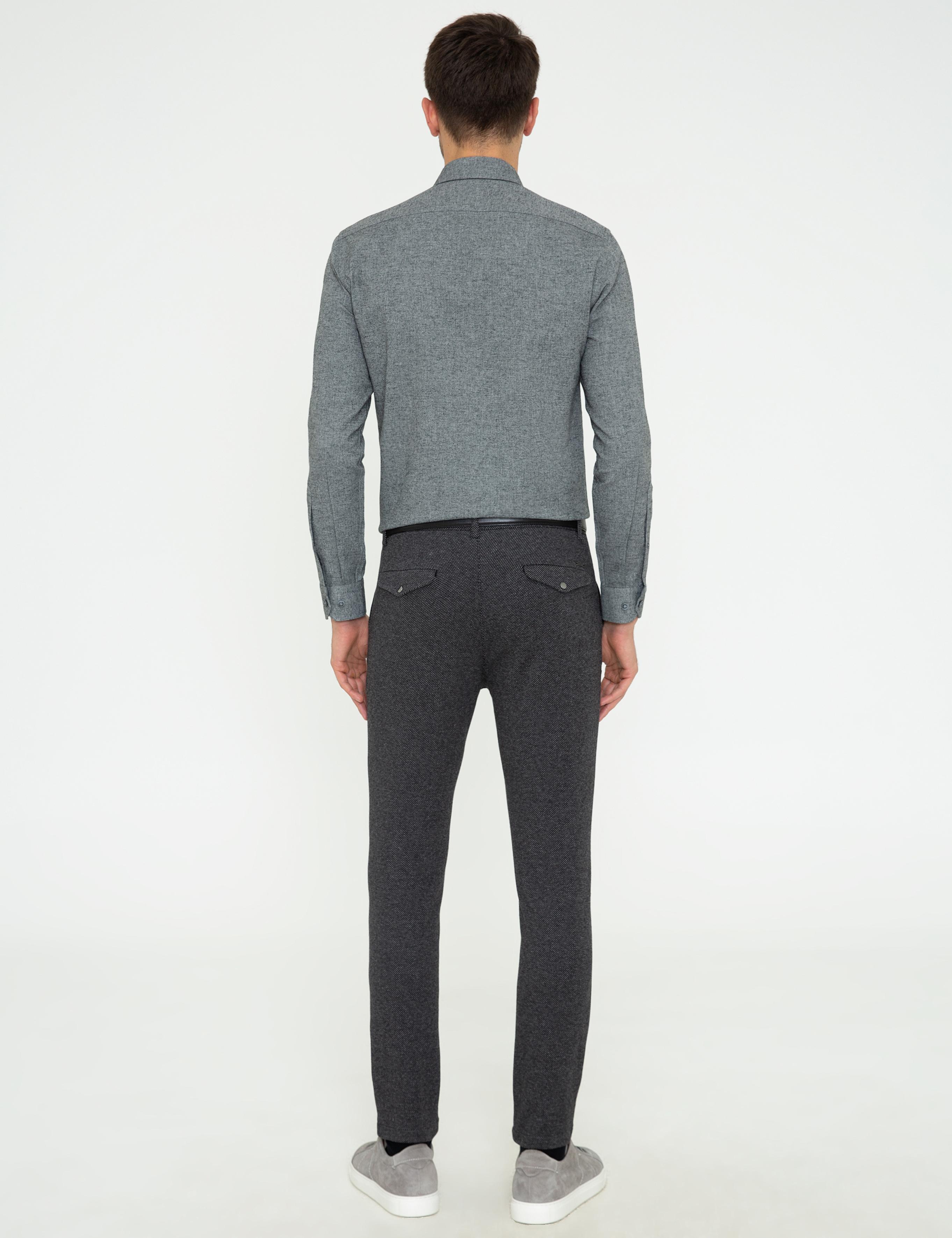 Antrasit Jogger Fit Kanvas Pantolon
