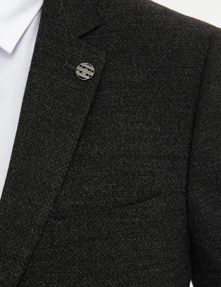 Füme Slim Fit Takım Elbise - 50227244161