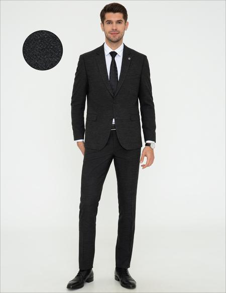 Füme Slim Fit Takım Elbise - 50227244161