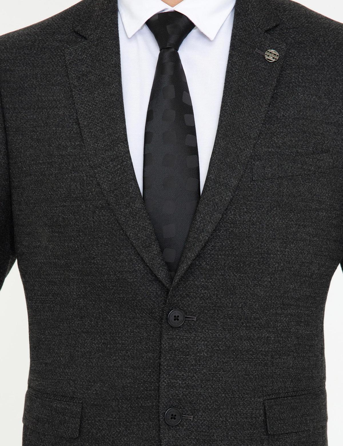 Füme Slim Fit Takım Elbise - 50227244161