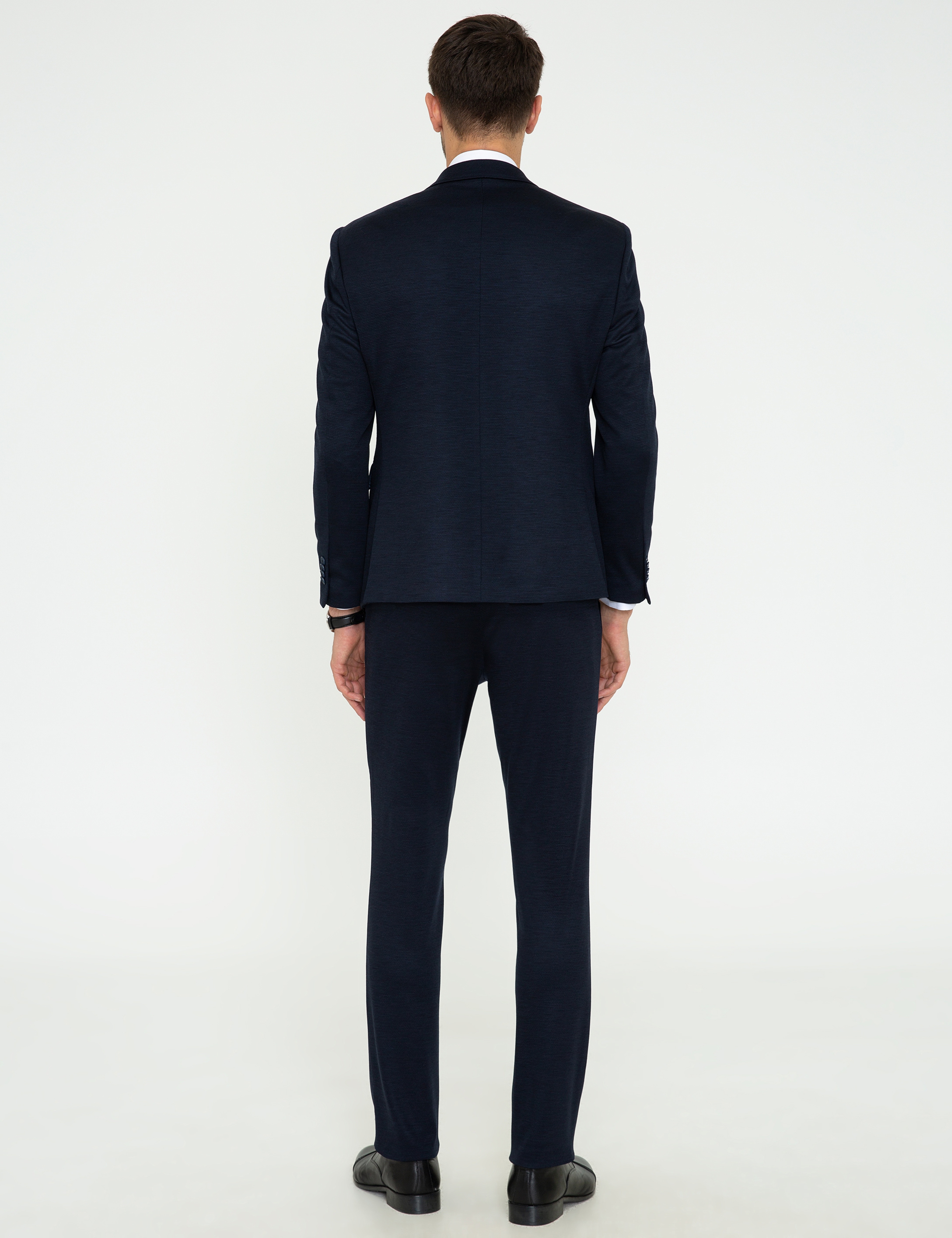 Lacivert Slim Fit Takım Elbise - Image 4