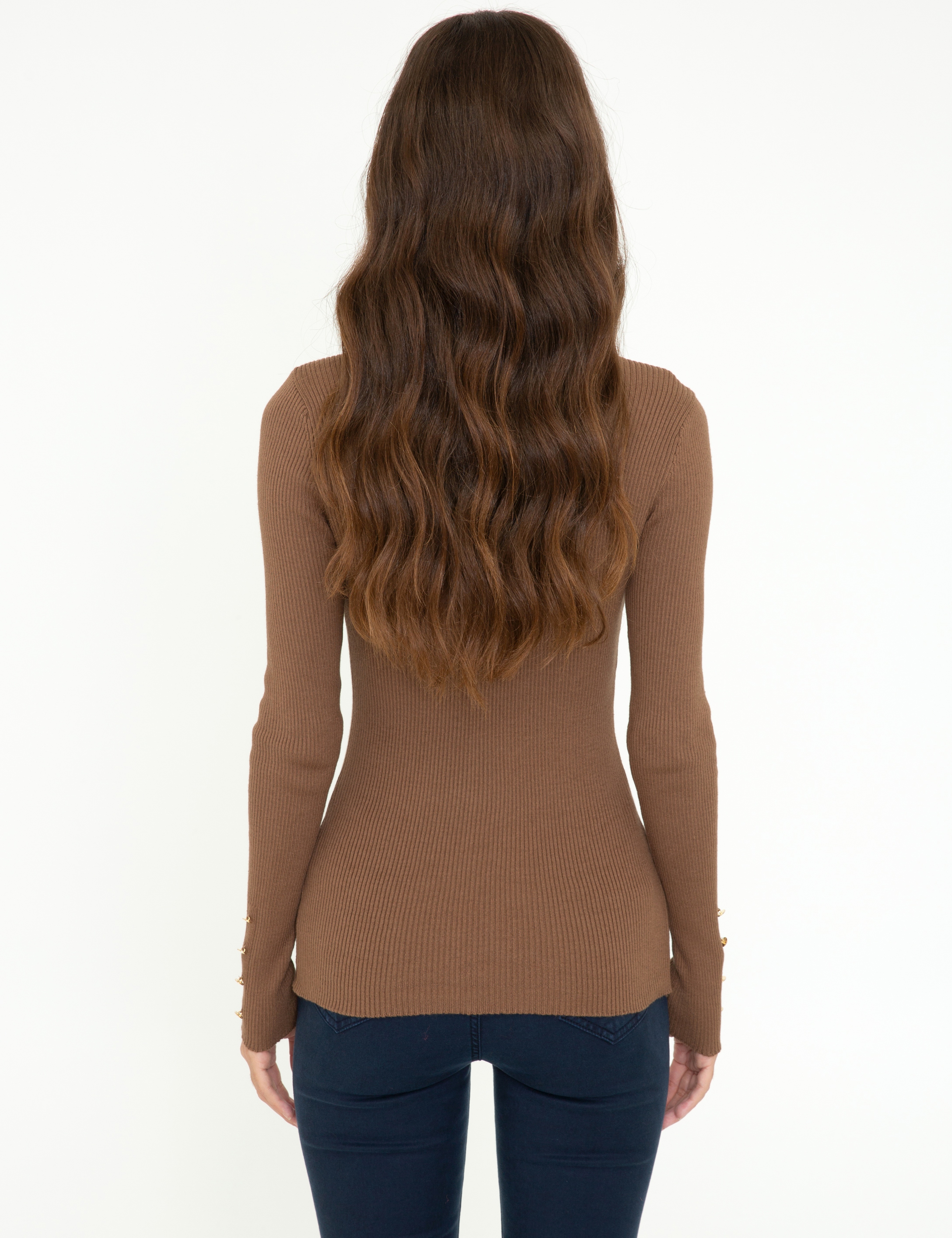 Coconut Slim Fit Basic Kazak - Image 4