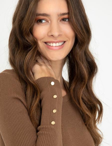 Coconut Slim Fit Basic Kazak - 50244945067